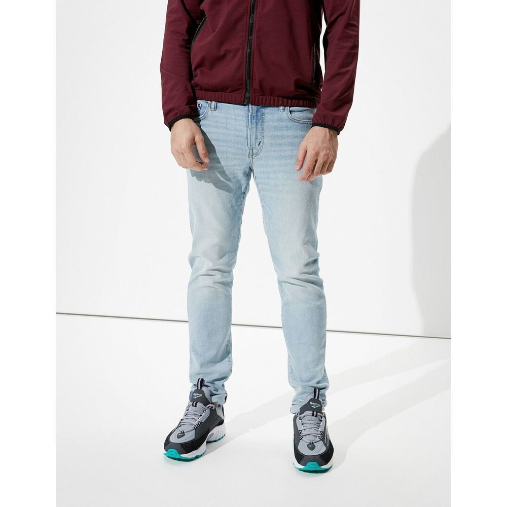 American Eagle Womens‎ AE Ne(x)t Level AirFlex Slim Jeans Light Wash Size 29x30